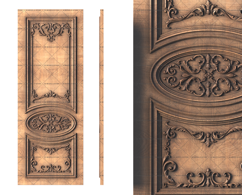 Door, 3d models (stl)