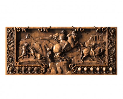 Panels, bas-reliefs, 3d models (stl)