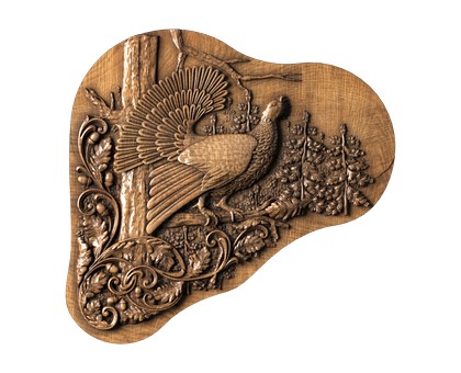 Panel Pheasant, 3d models (stl)