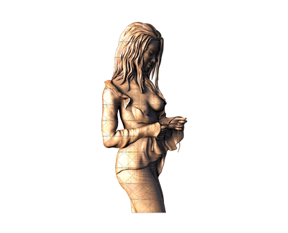 Panel The girl, 3d models (stl)