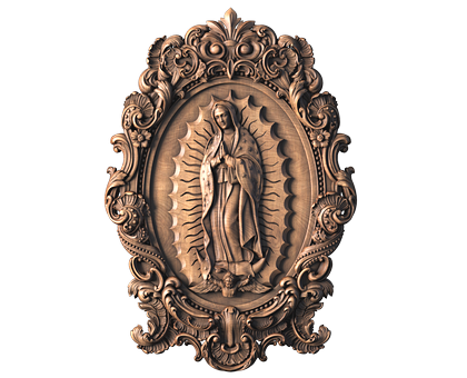 The Virgin Mary, 3d models (stl)