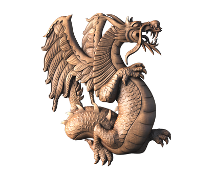 The Dragon, 3d models (stl)