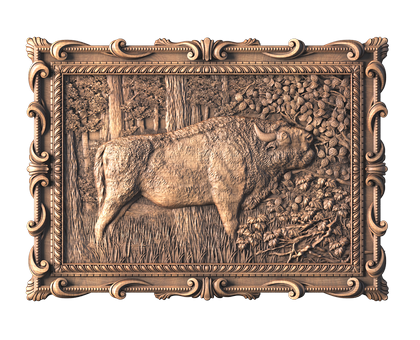 Panel The Bull, 3d models (stl)