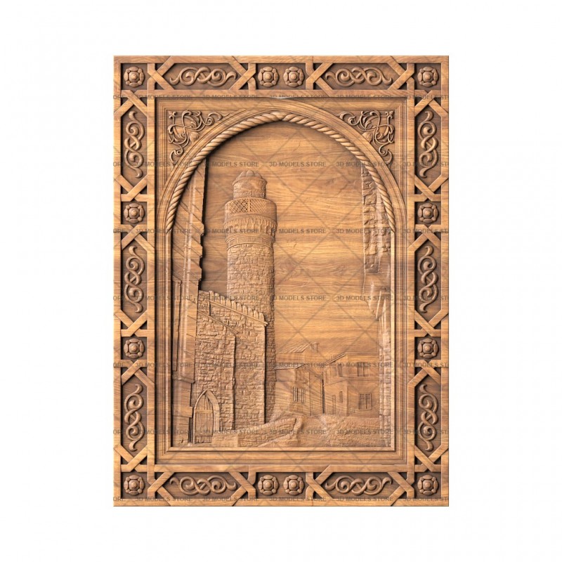 Panel Old Baku, 3d models (stl)