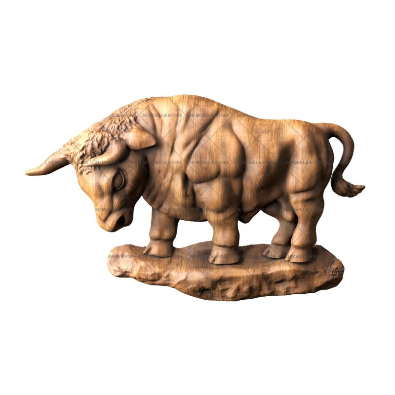 Panel Bull, 3d models (stl)