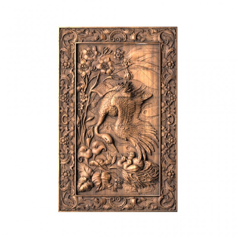 Panel Stork, 3d models (stl)