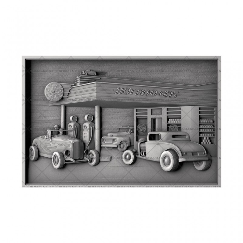 Panel hot rod, 3d models (stl)