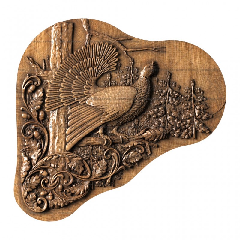 Panel Pheasant, 3d models (stl)