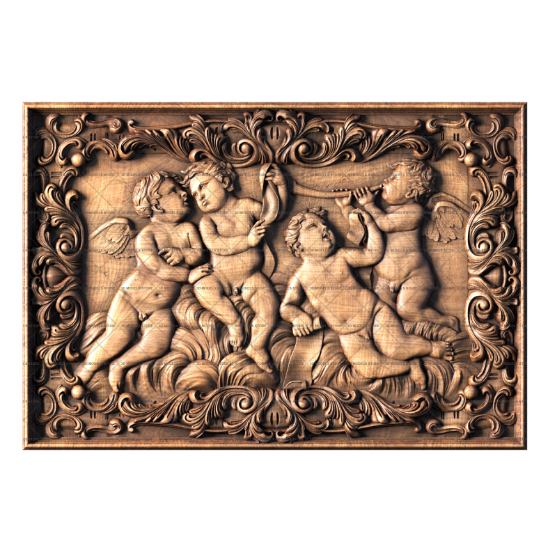 panel Angels, 3d models (stl)