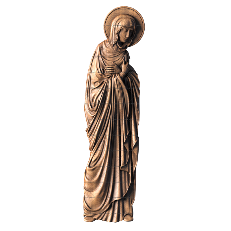 Figure of Our Lady, 3d models (stl)