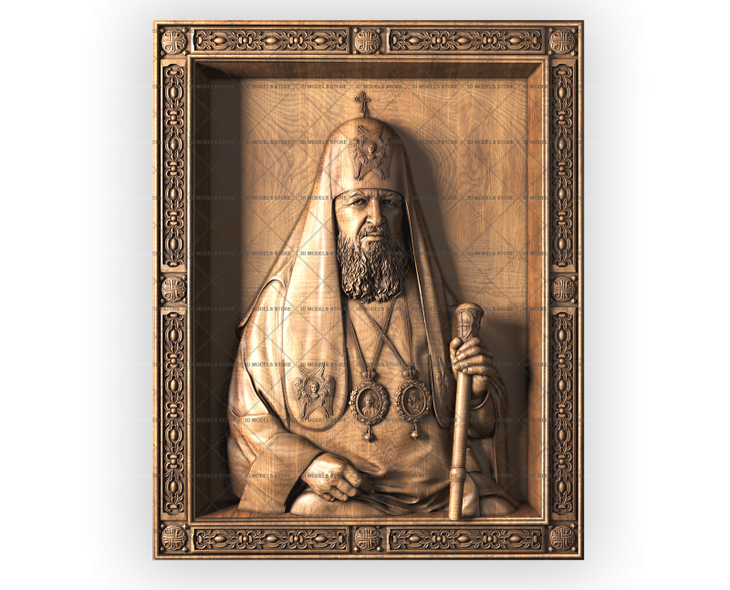 Kirill Patriarch of Moscow, 3d models (stl)