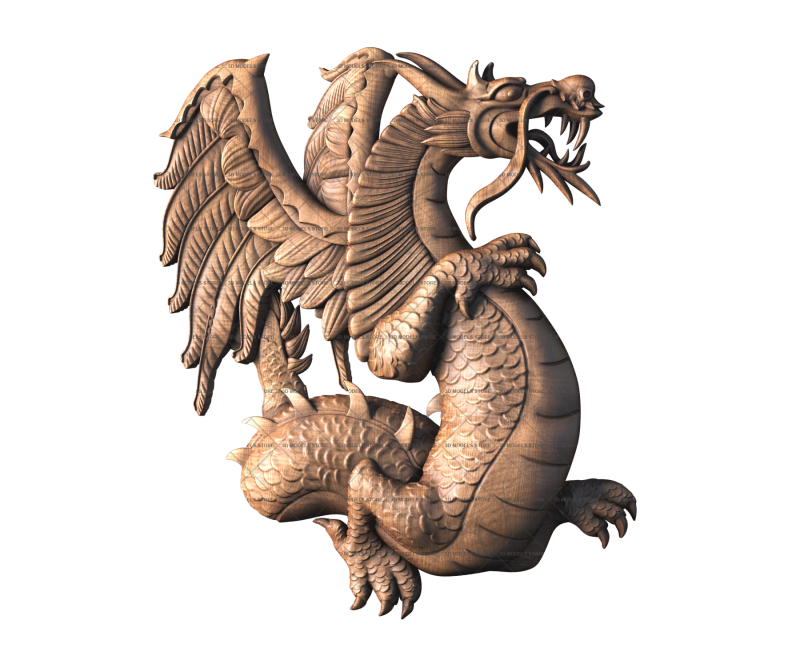 The Dragon, 3d models (stl)