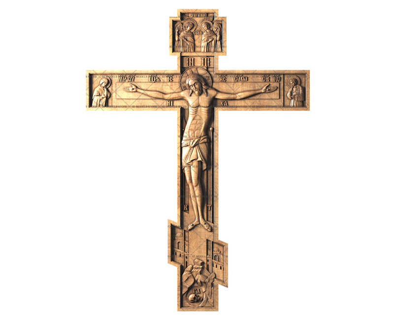 Crucifix, 3d models (stl)