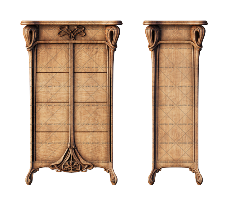 Dresser, 3d models (stl)