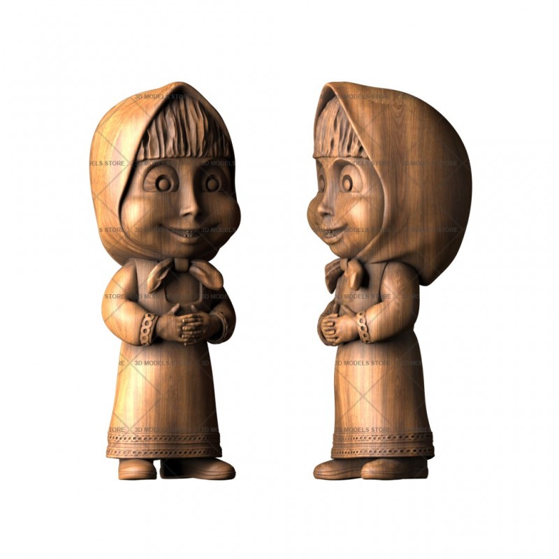 Sculptures Masha, 3d models (stl)