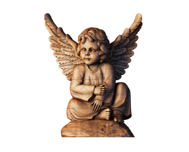 Sculpture Angel, 3d models (stl)