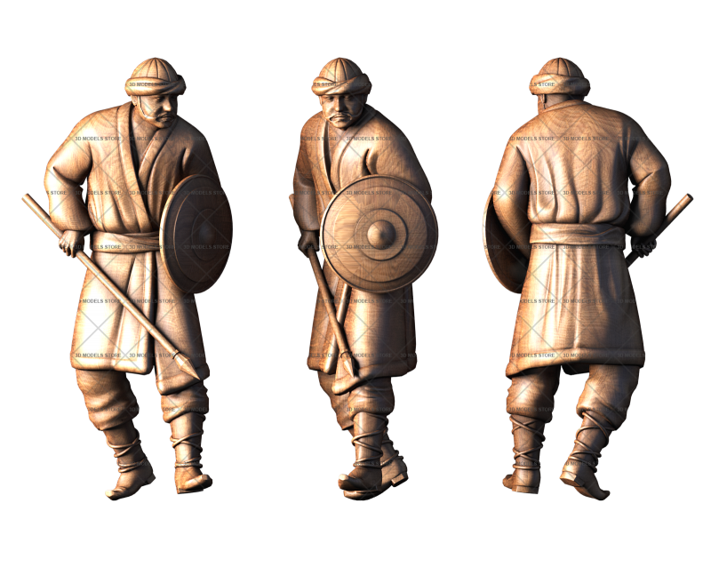 The Warrior, 3d models (stl)