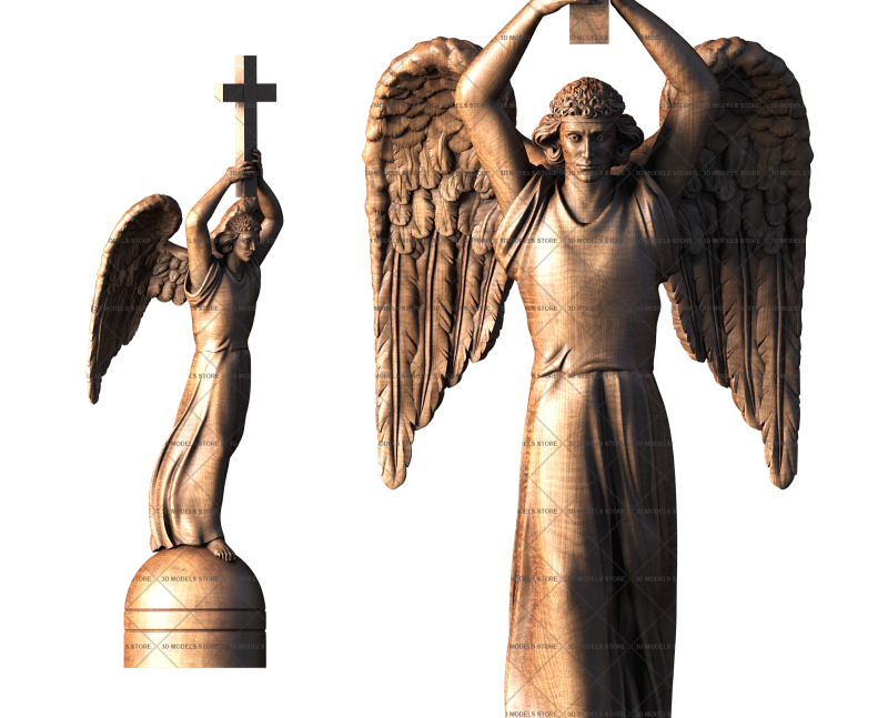 The Guardian Angel, 3d models (stl)