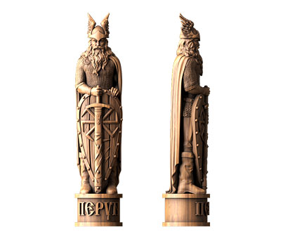 Sculpture of Perun, 3d models (stl)