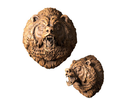 Sculpture Bear, 3d models (stl)