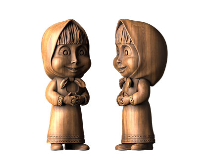 Sculptures Masha, 3d models (stl)