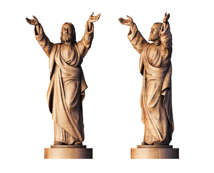 Sculpture Jesus Christ, 3d models (stl)