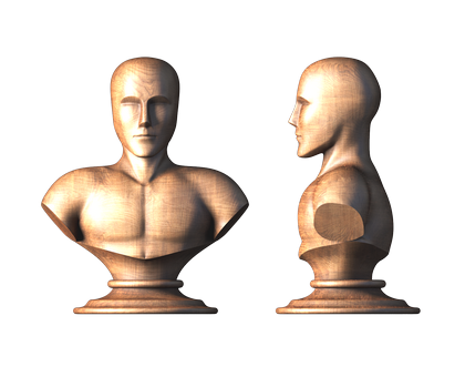 Bust, 3d models (stl)