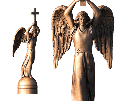 The Guardian Angel, 3d models (stl)