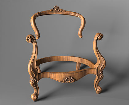 Chair, 3d models (stl)