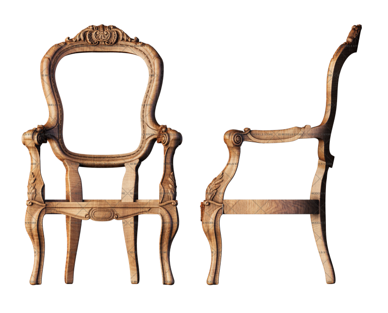 Armchair, 3d models (stl)