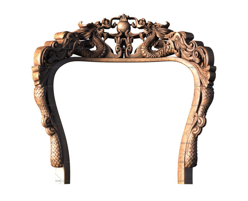 Back of the chair, 3d models (stl)