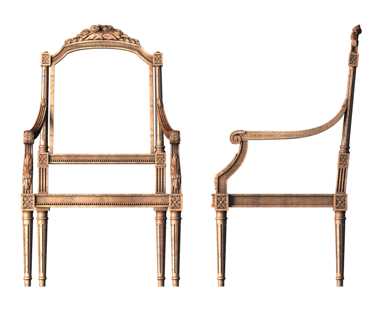 Armchair, 3d models (stl)