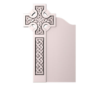 Monument with a cross, 3d models (stl)