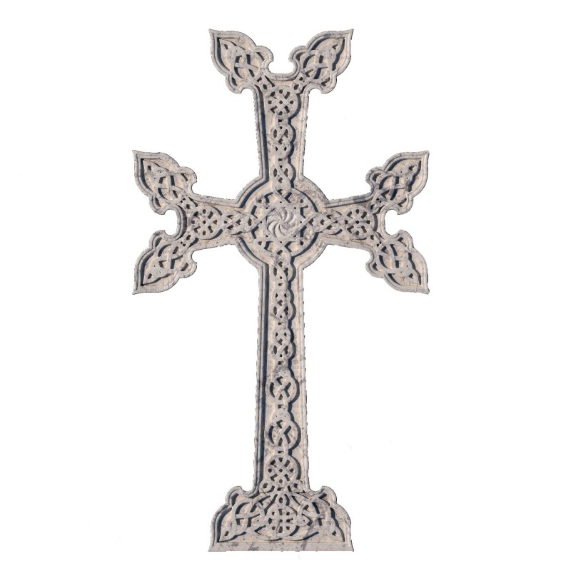 Gravestone cross, 3d models (stl)