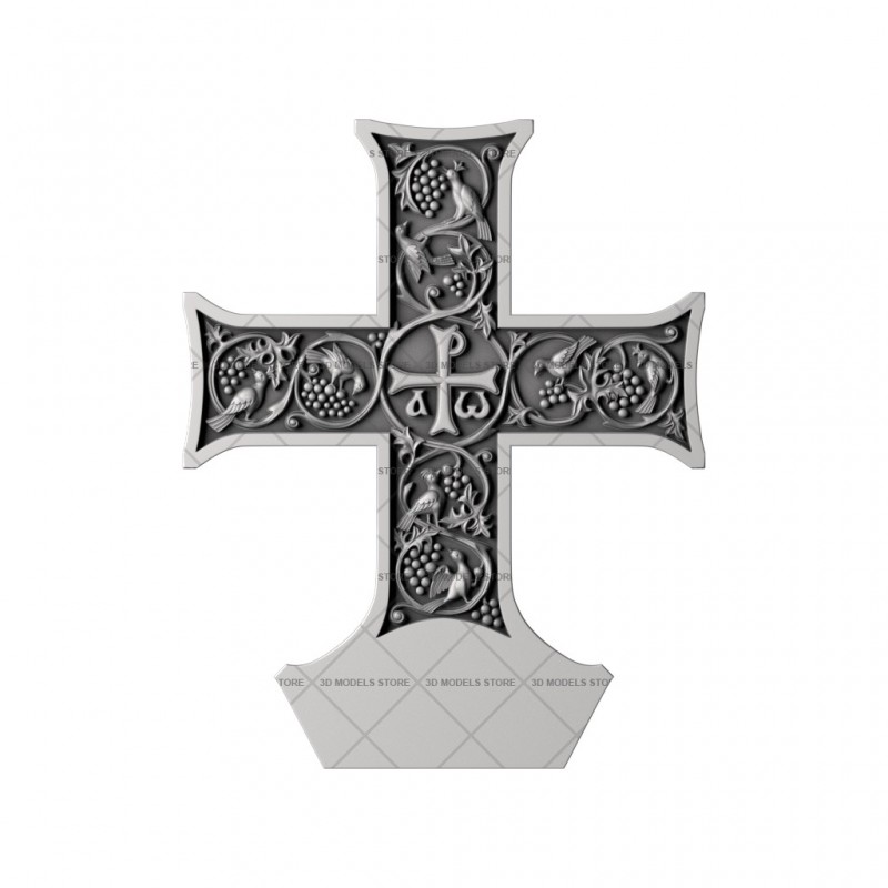 Memorial cross, 3d models (stl)