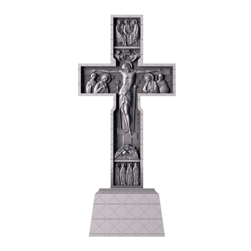 Monument Crucifixion, 3d models (stl)