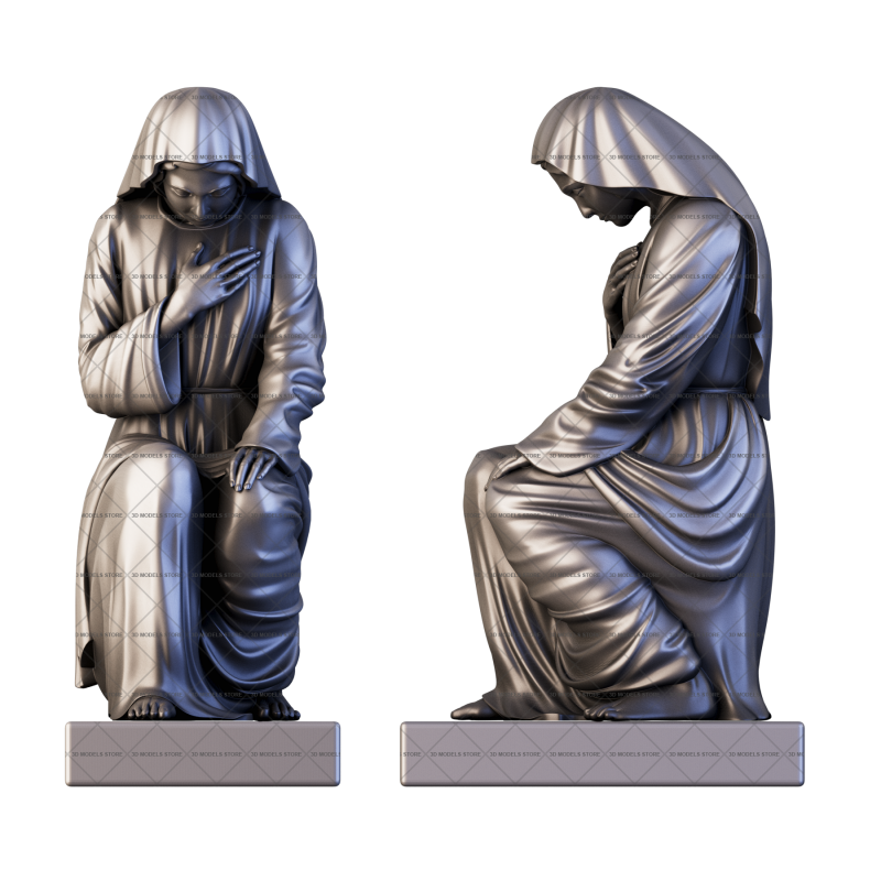 Monument figure, 3d models (stl)