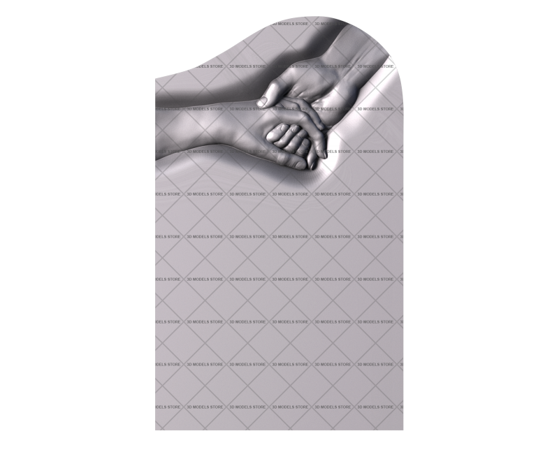 Monument - hands, 3d models (stl)