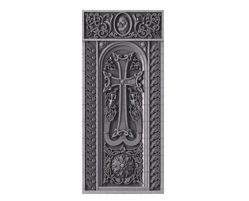 Monument Khachkar, 3d models (stl)