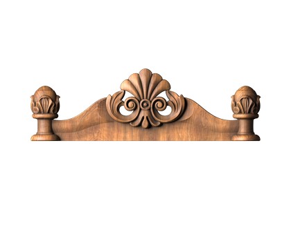 Capital (crown) for door, 3d models (stl)