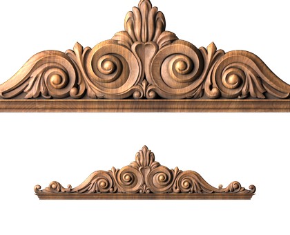 Capital (crown) for door, 3d models (stl)