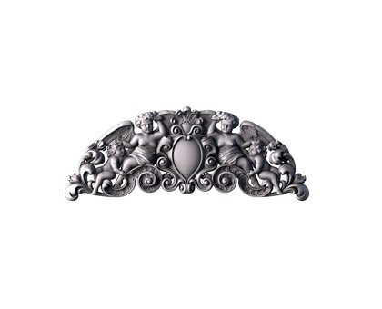 Capital (crown) for door, 3d models (stl)