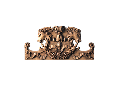 Capital (crown) for door, 3d models (stl)