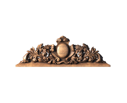 Capital (crown) for door, 3d models (stl)