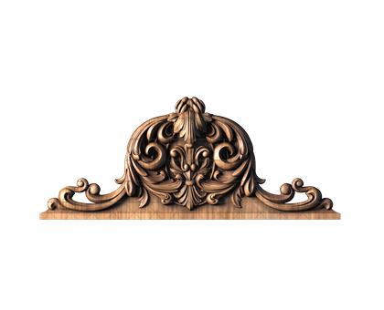 Capital (crown) for door, 3d models (stl)