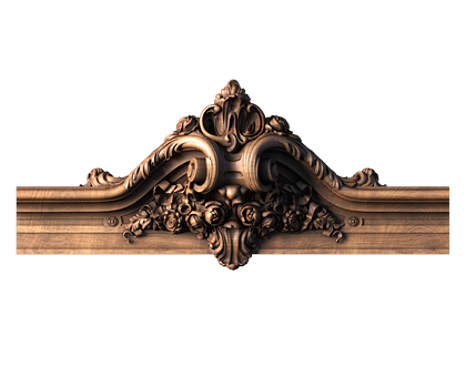 Capital (crown) for door, 3d models (stl)