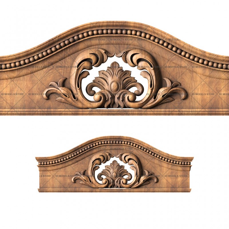 Capital (crowns) for door, 3d models (stl)