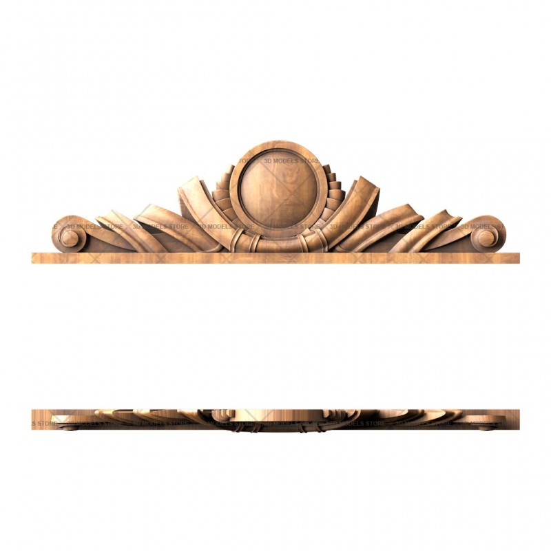 Capital (crown) for door, 3d models (stl)