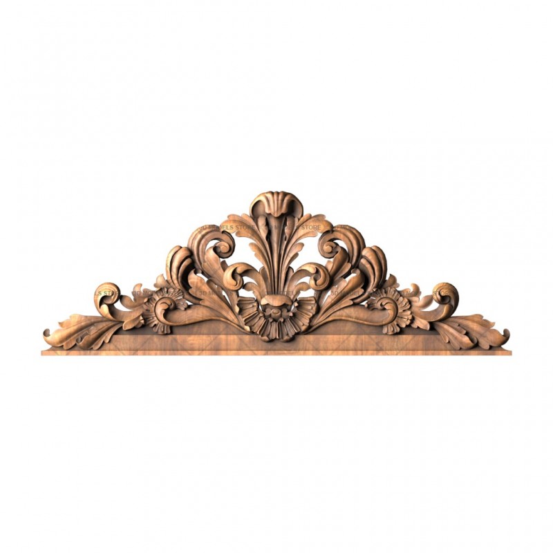 Capital (crown) for door, 3d models (stl)