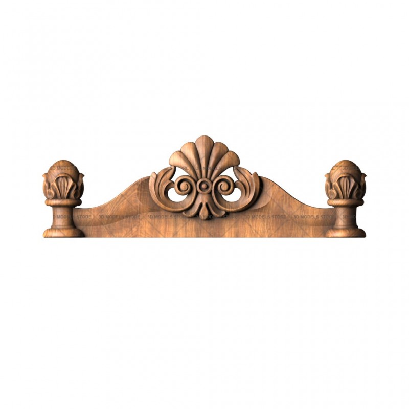 Capital (crown) for door, 3d models (stl)